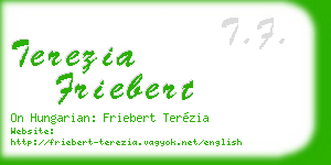 terezia friebert business card